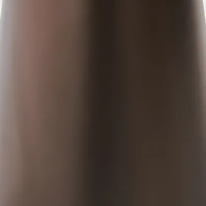 Brown Modern Round Tabletop Metal Pedestal Side Table Image - 7