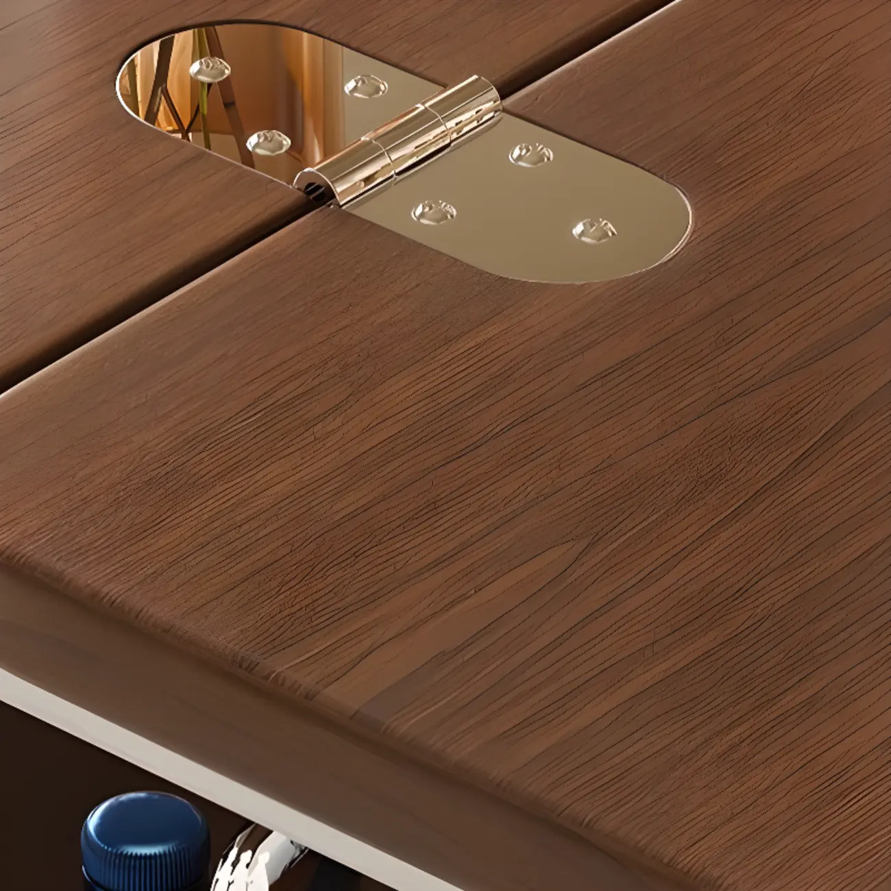 Multi-functional Wood Rolling Side Table Foldable Table Top Image - 6 | homeyfad