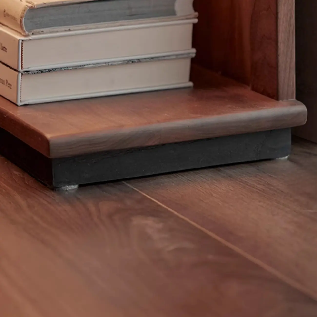 Modern Sepia Wooden Nook Cabinet for Living Room Décor Image - 6 | homeyfad