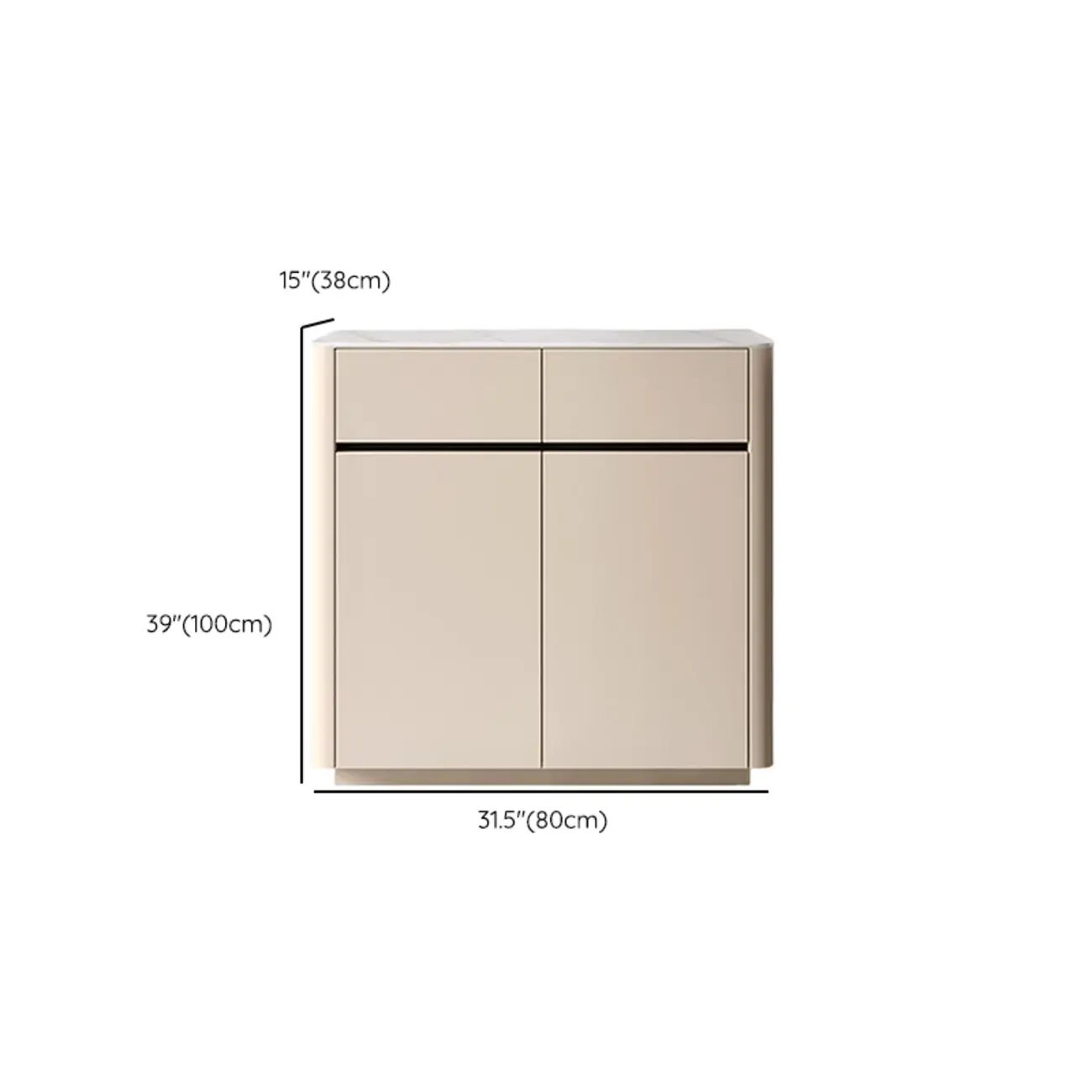 Modern Metal Shoe Cabinet with Khaki Finish Image - 11 | homeyfad