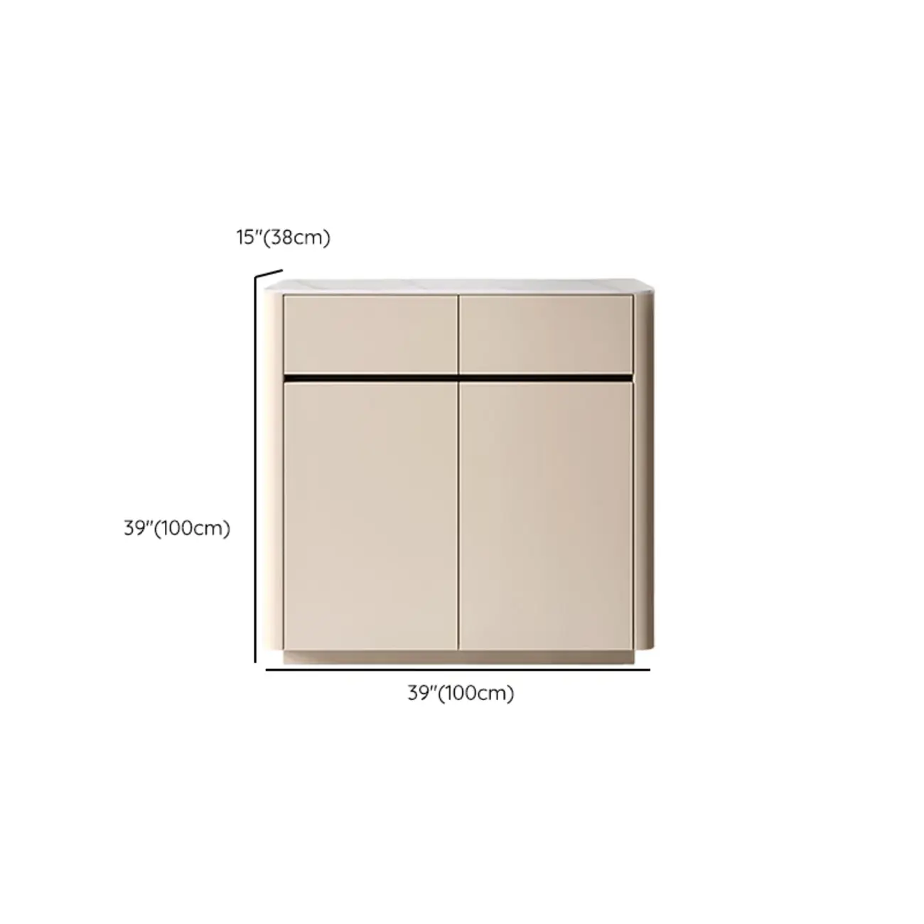 Modern Metal Shoe Cabinet with Khaki Finish Image - 12 | homeyfad