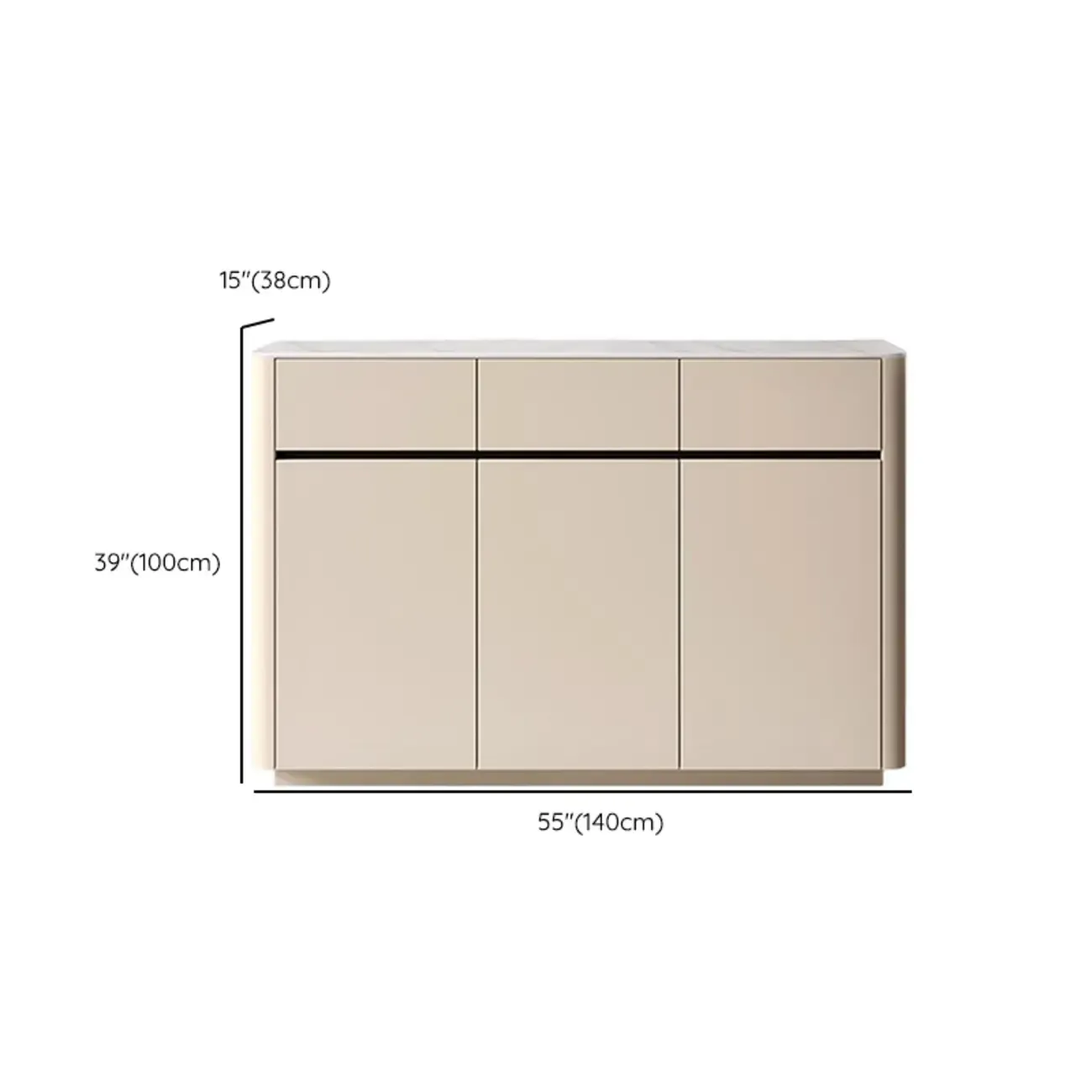 Modern Metal Shoe Cabinet with Khaki Finish Image - 13