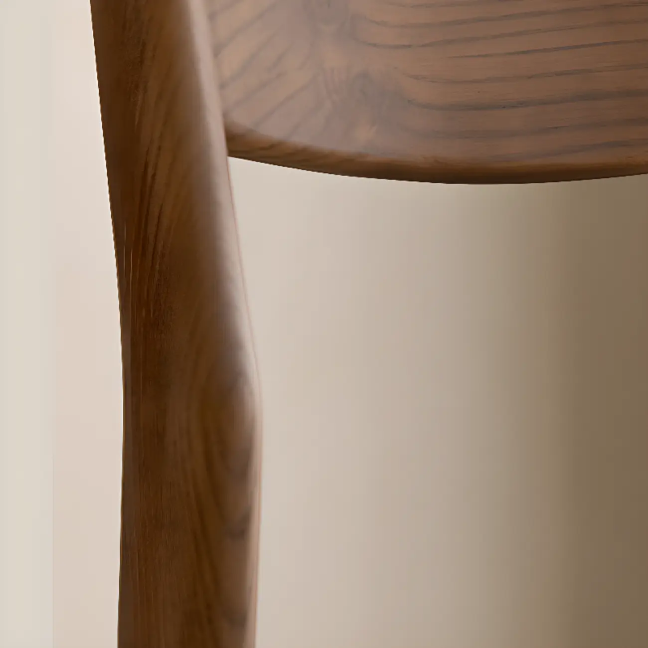 Modern Upholstered Low Back Wood Dining Chair Image - 7 | homeyfad