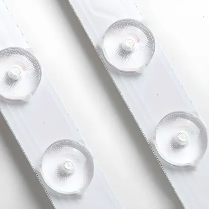 Ceiling Fixture with 3 Lights White Alloy PMMA Shade for Symmetrical Parlor Image - 5