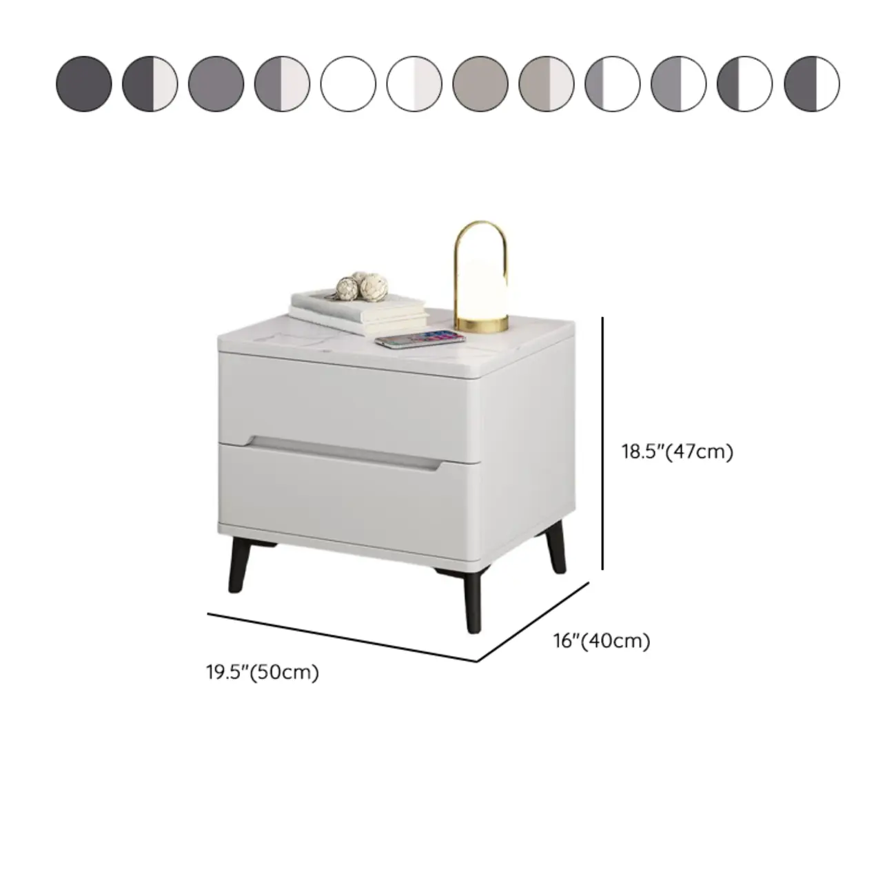 Modern Wood Nightstand With Drawer Storage Image - 18 | homeyfad