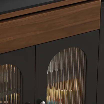 Multi-levelled Fold Away Chairside Table with Roller Wheels Image - 7