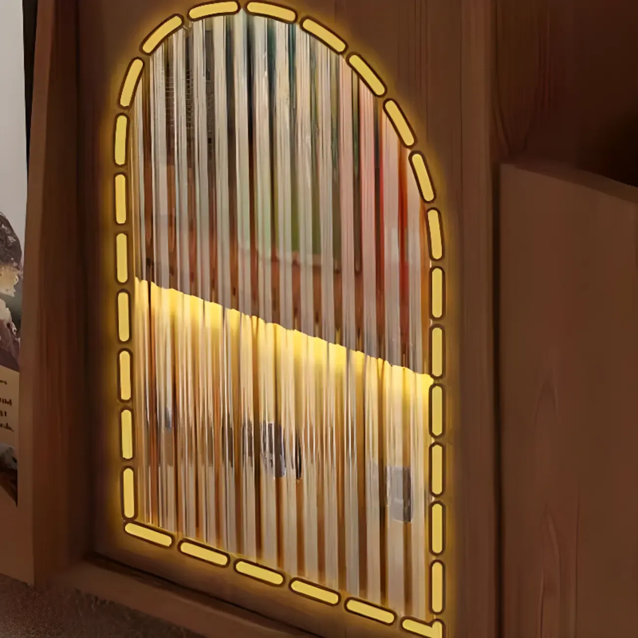 Multi-levelled Fold Away Chairside Table with Roller Wheels and Magazine Rack Image - 8