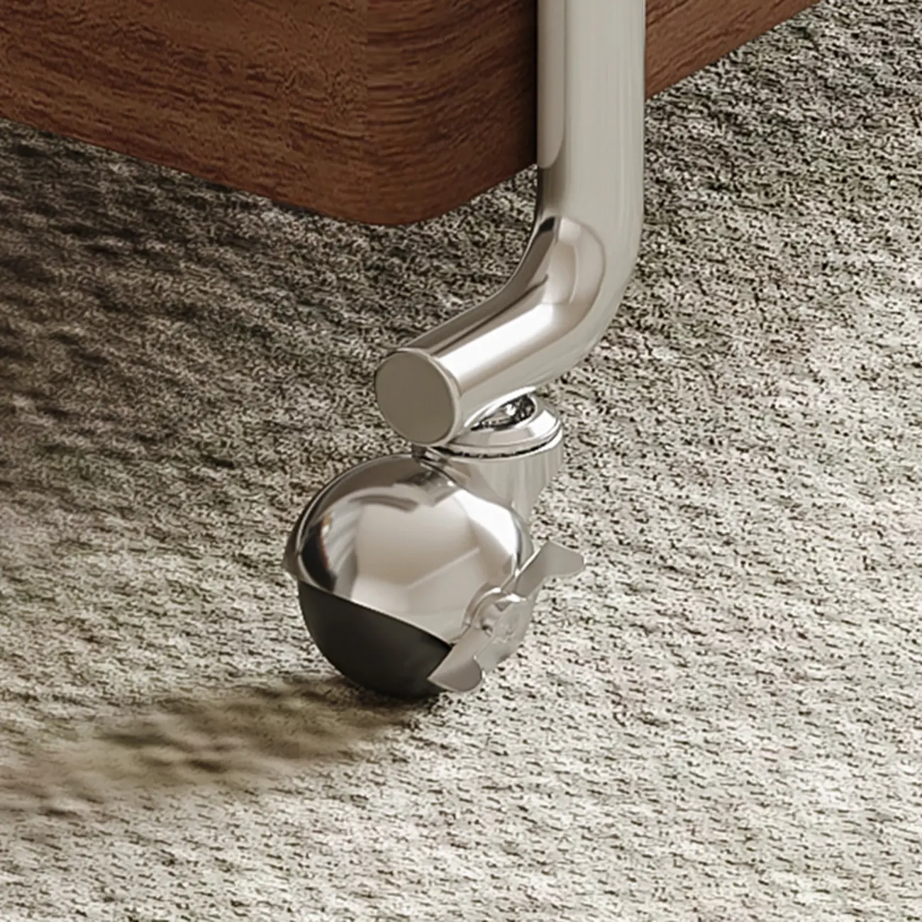 Old School Multi-levelled Fold Away Coffee Table with Roller Wheels Image - 10 | homeyfad