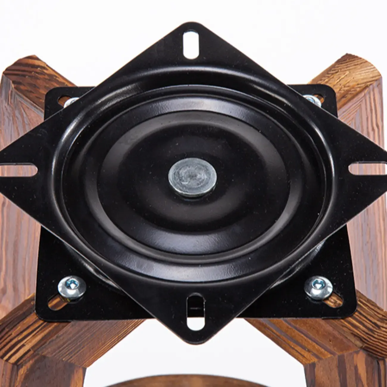 Bar Height Swivel Leather Modern Bar Stools Image - 6