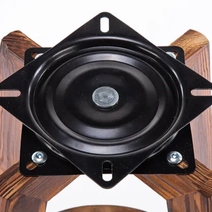 Bar Height Swivel Leather Modern Bar Stools Image - 6