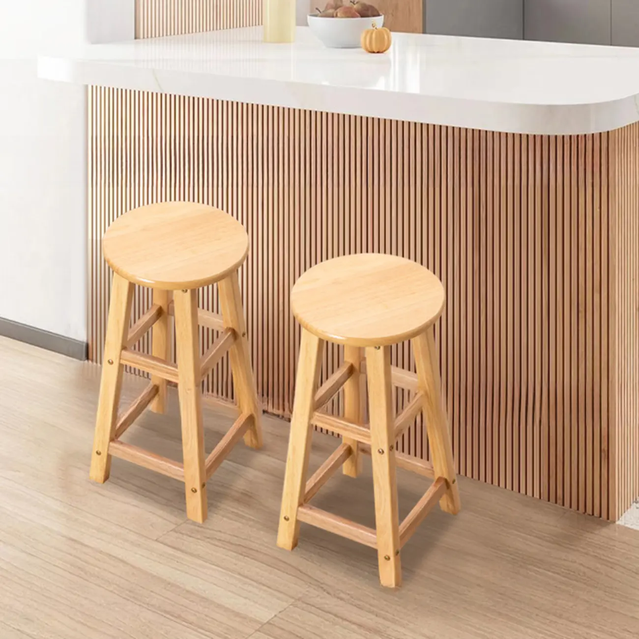 Bar Counter Height Modern Wood Bar Stools Image - 6 | homeyfad