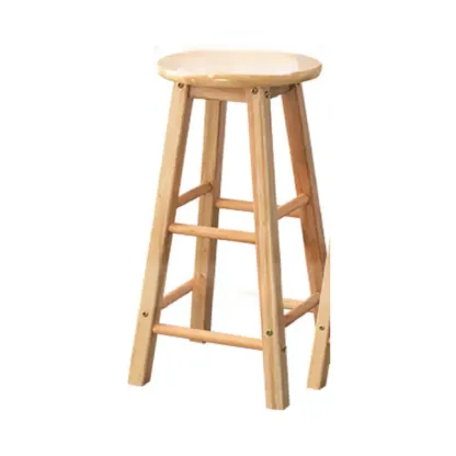 Bar Counter Height Modern Wood Bar Stools Image - 7