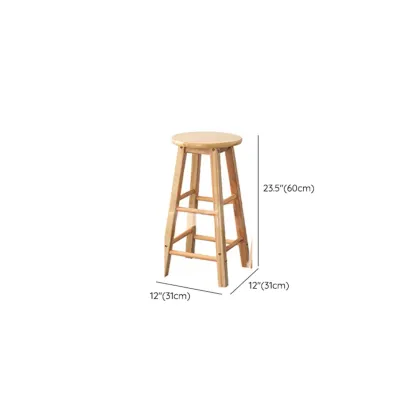 Bar Counter Height Modern Wood Bar Stools Image - 15