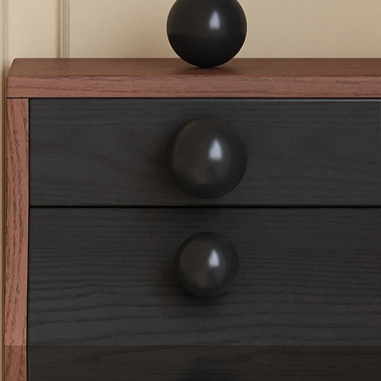 47" Modern 5-drawer Wood Vertical Ladder Lingerie Chest Image - 8 | homeyfad