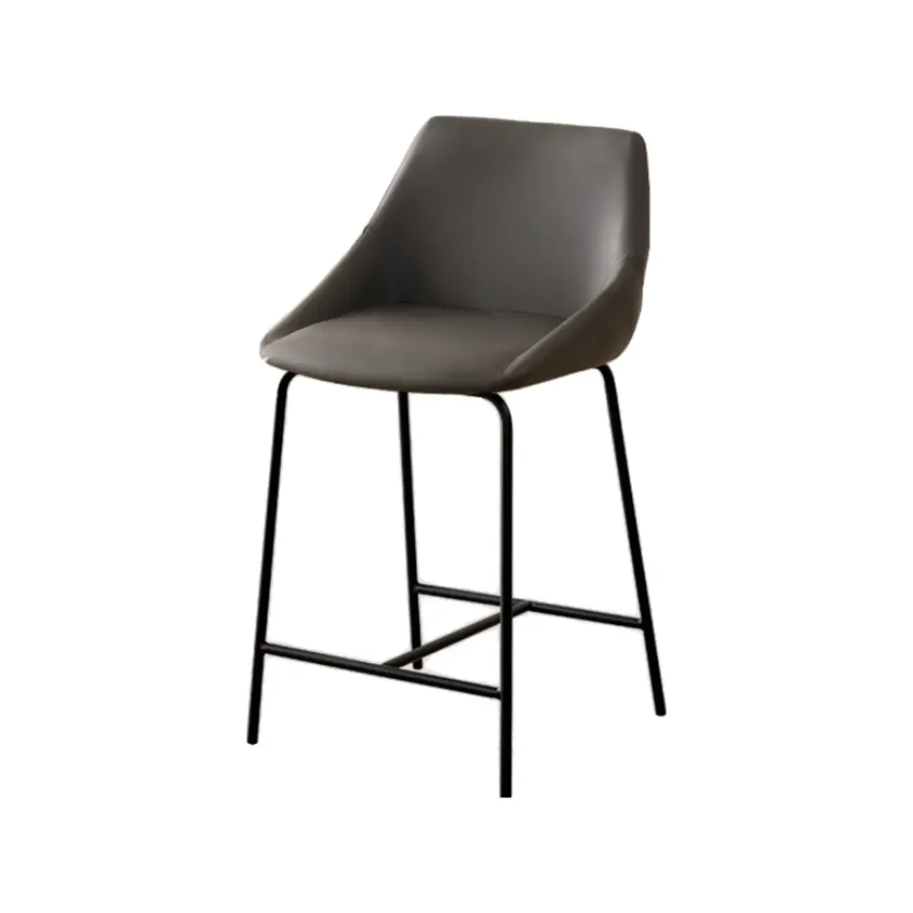Counter Adjustable Modern Leather Bar Stools Image - 3