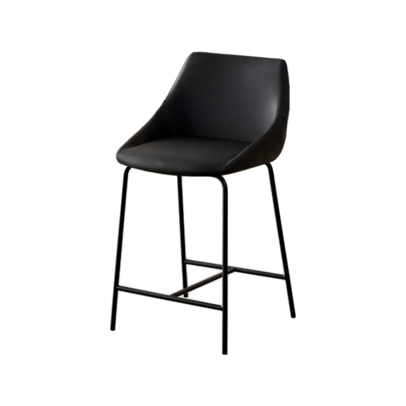 Counter Adjustable Modern Leather Bar Stools Image - 5