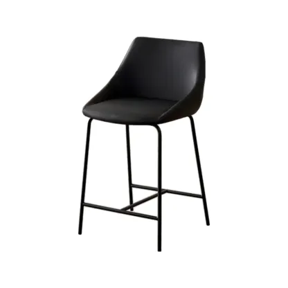 Counter Adjustable Modern Leather Bar Stools Image - 5