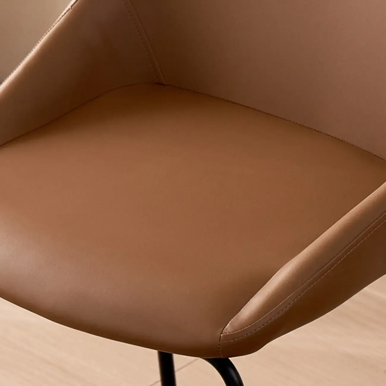 Counter Adjustable Modern Leather Bar Stools Image - 6