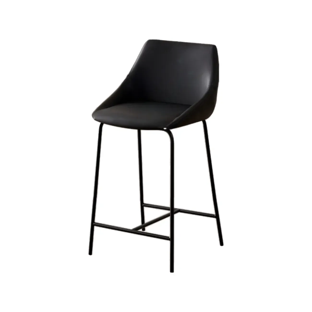 Counter Adjustable Modern Leather Bar Stools Image - 10
