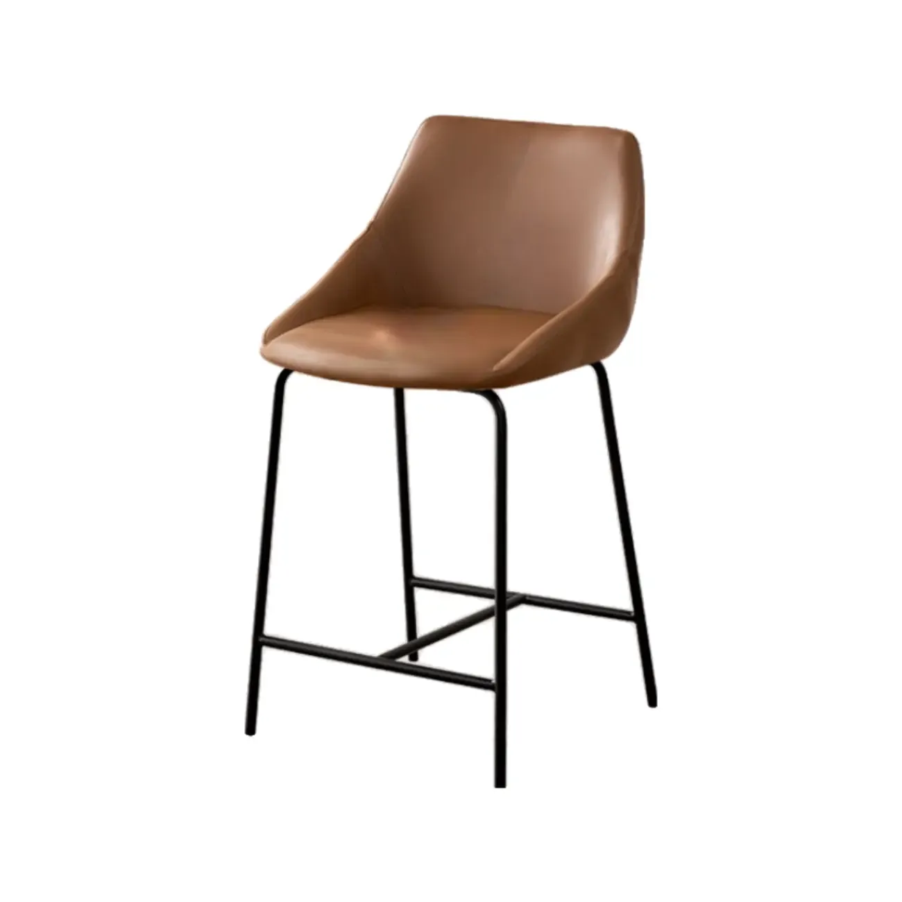 Counter Adjustable Modern Leather Bar Stools Image - 16