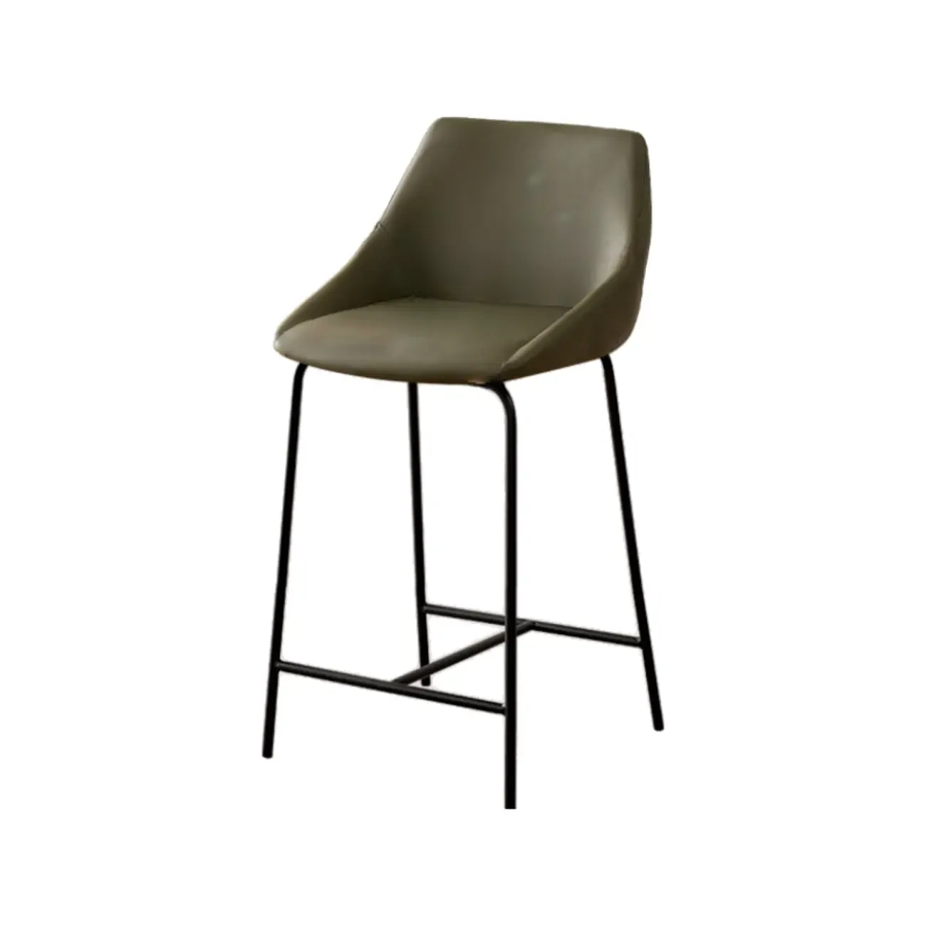 Counter Adjustable Modern Leather Bar Stools Image - 17