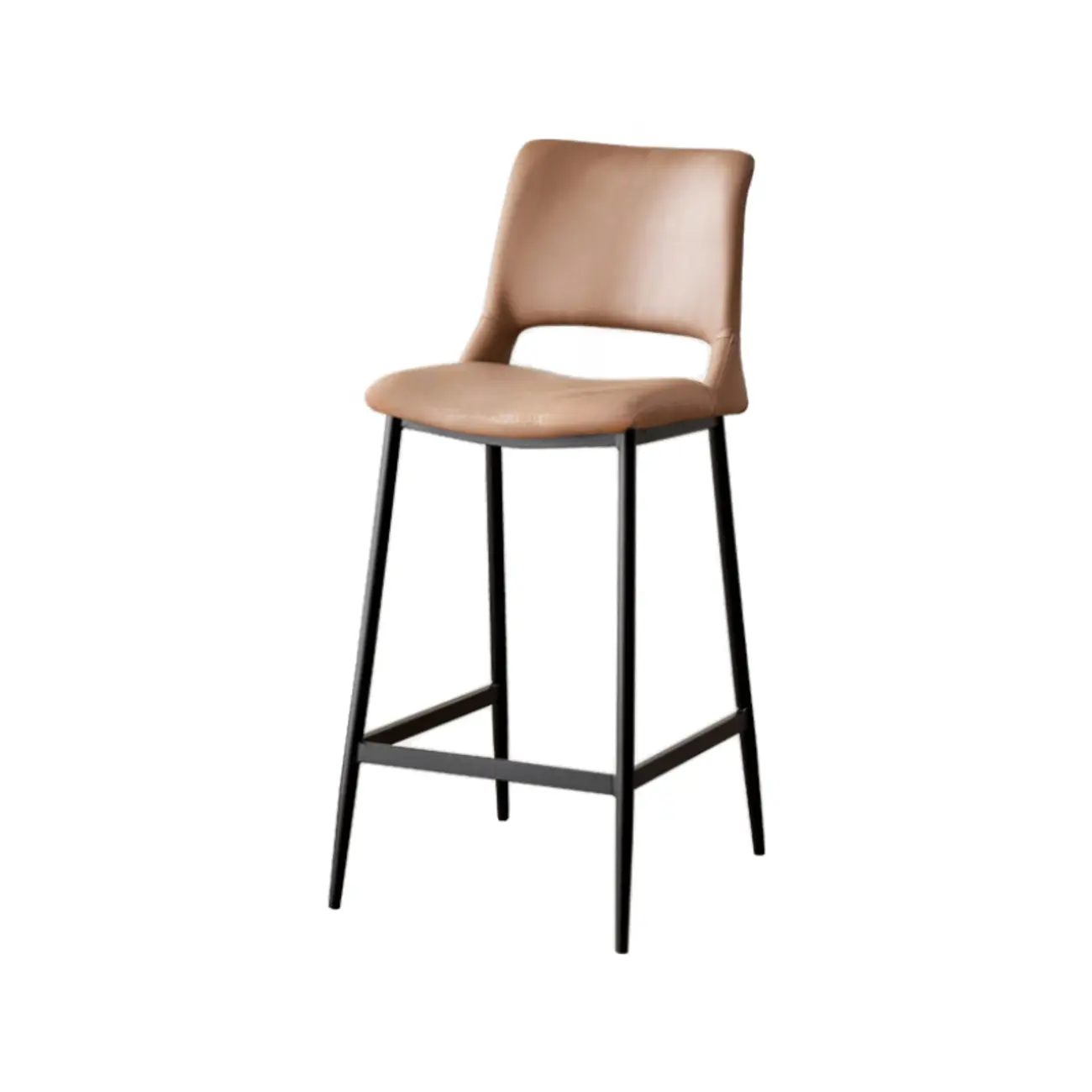 Counter Adjustable Leather Modern Bar Stools Image - 2 | homeyfad