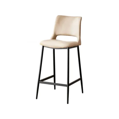 Counter Adjustable Leather Modern Bar Stools Image - 9