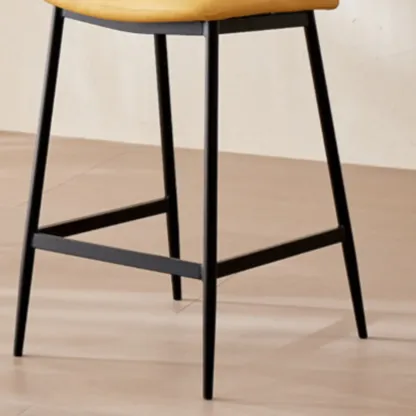 Counter Adjustable Leather Modern Bar Stools Image - 12