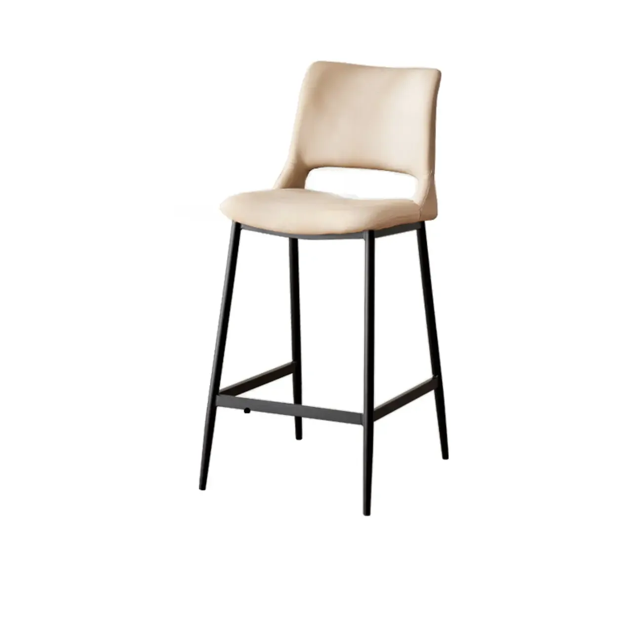 Counter Adjustable Leather Modern Bar Stools Image - 14