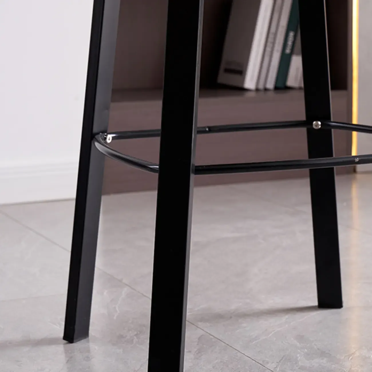 Bar Height Modern Plastic Armless Bar Stools Image - 6