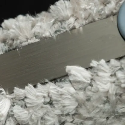 Minimalist Sherpa Open Back Upholstered Arm Chairs Image - 11