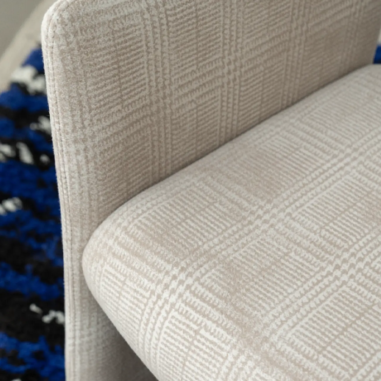 Minimalist Sherpa Open Back Upholstered Arm Chairs Image - 12 | homeyfad