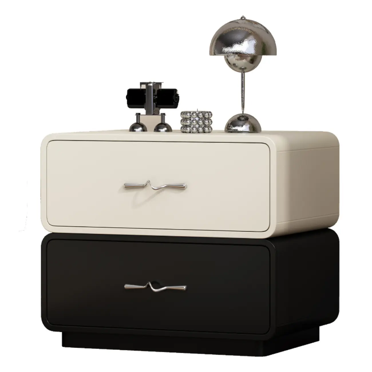 Modern Wooden Nightstand with Drawer Storage Image - 4 | homeyfad