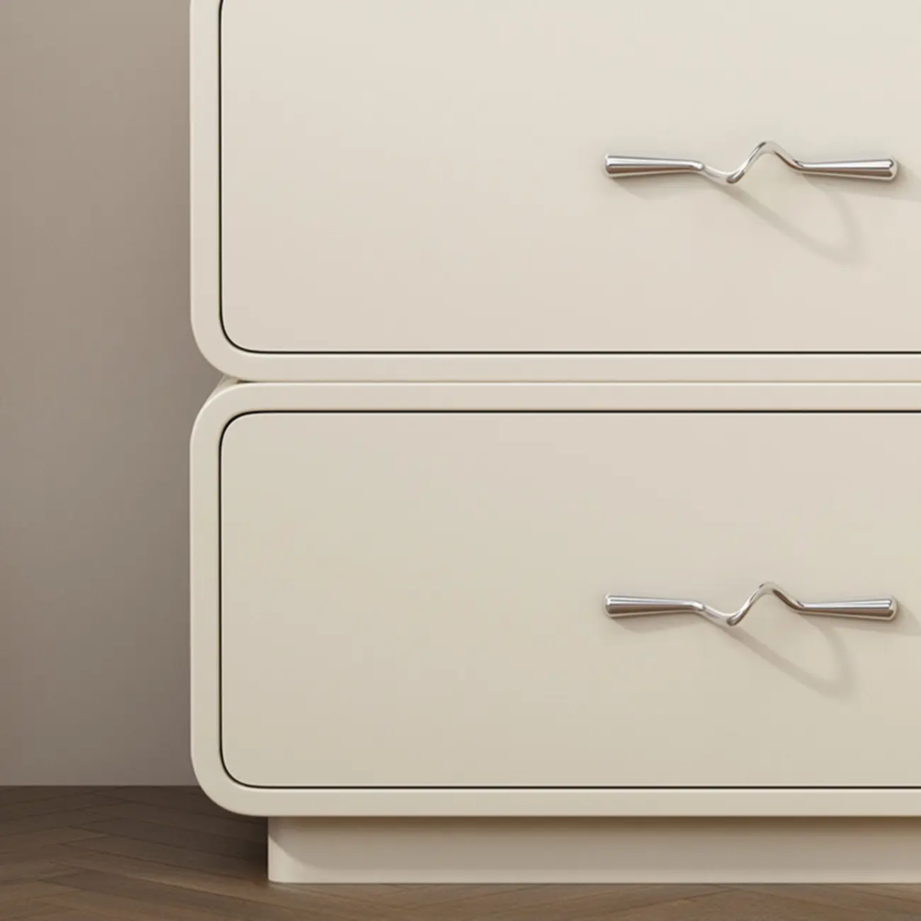 Modern Wooden Nightstand with Drawer Storage Image - 7 | homeyfad