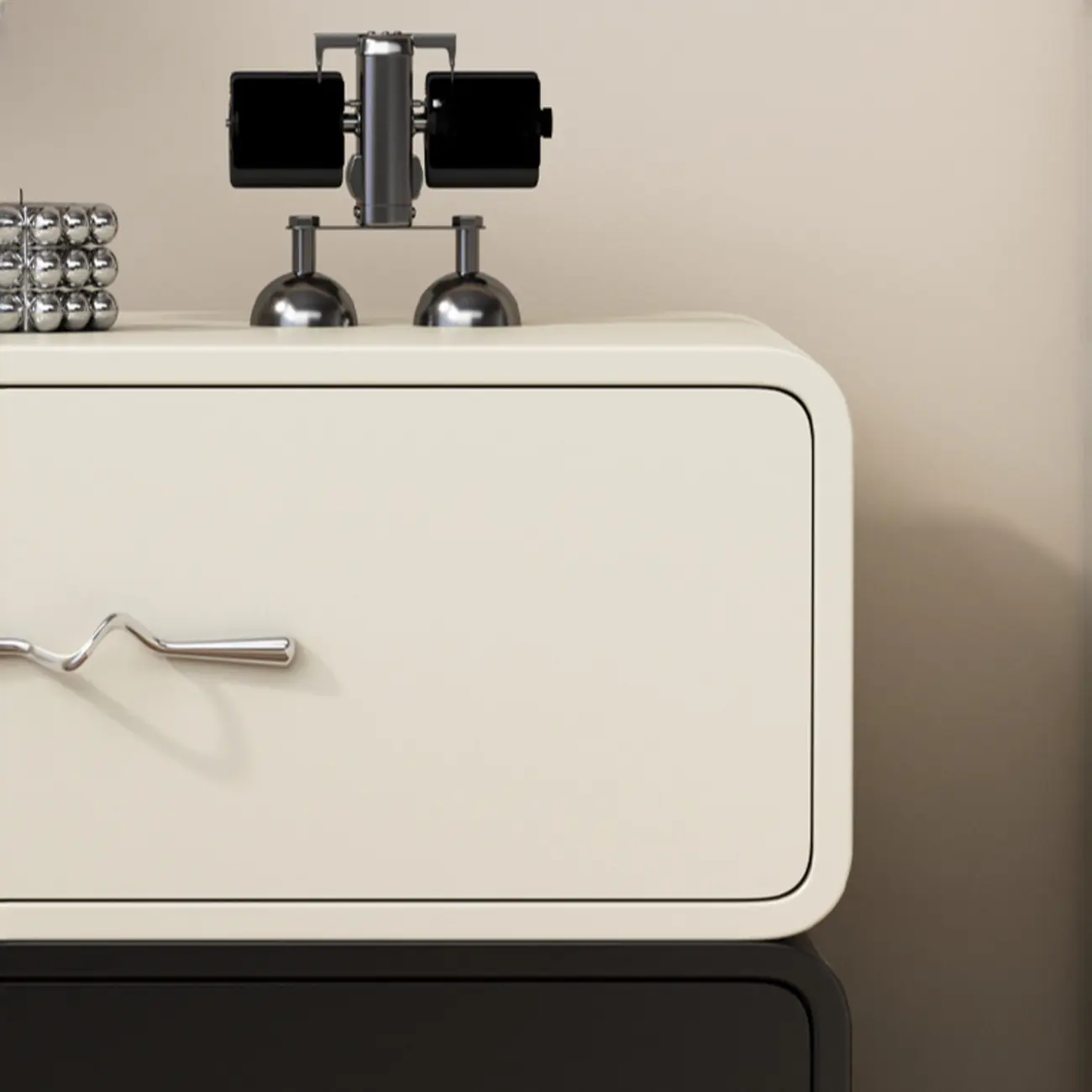 Modern Wooden Nightstand with Drawer Storage Image - 8 | homeyfad