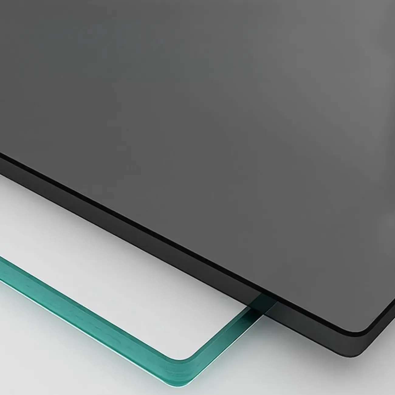 Modern Postmodern Glass Top Cross Legs Coffee Table Image - 7