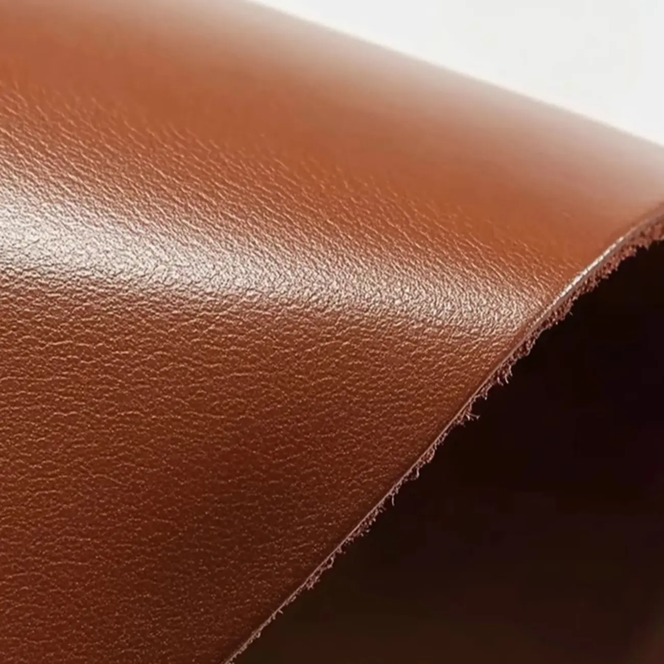 Brown Genuine Leather Living Room Upholstered Arm Chair Image - 8 | homeyfad