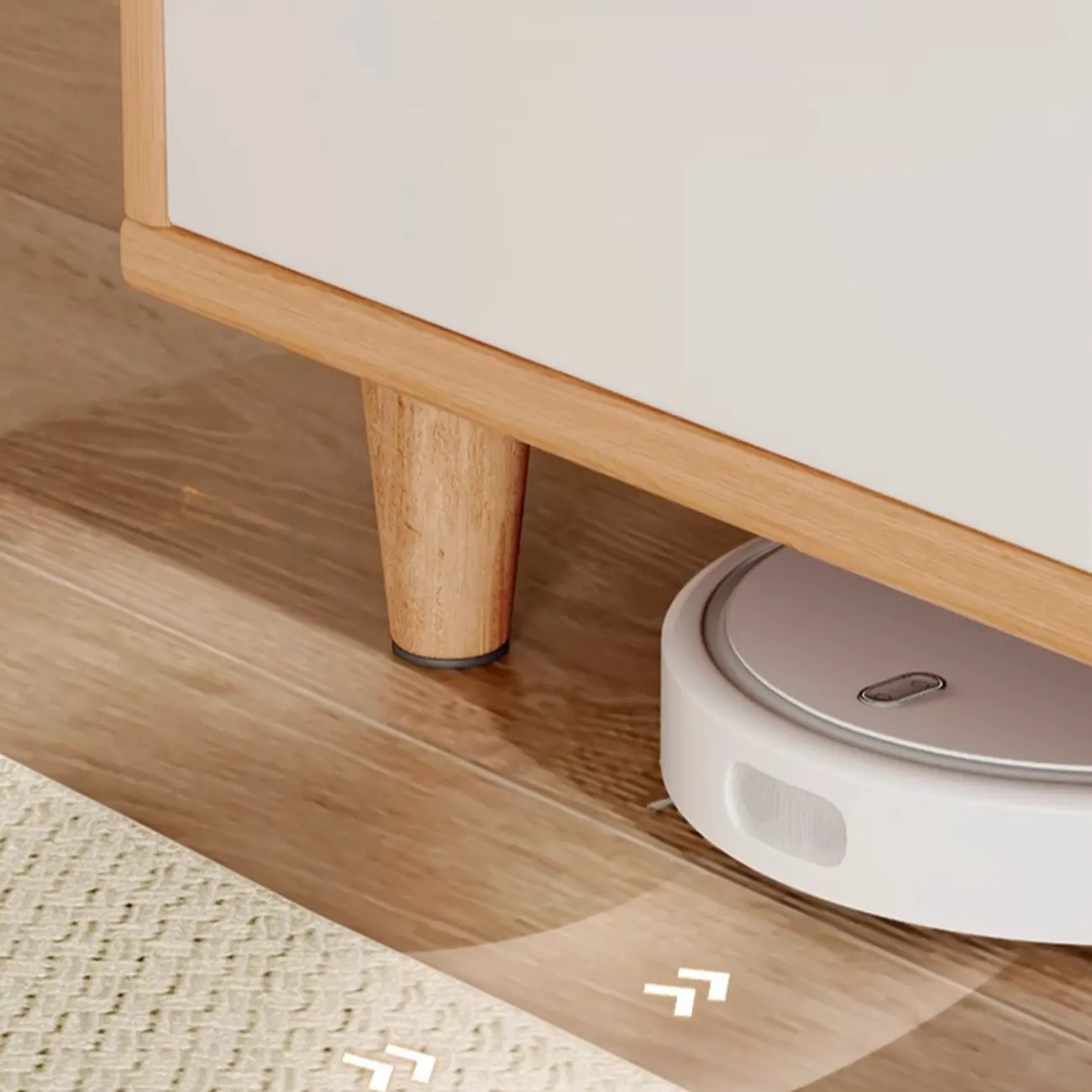 Modern Narrow Wood Sideboard for Stylish Storage Image - 12 | homeyfad