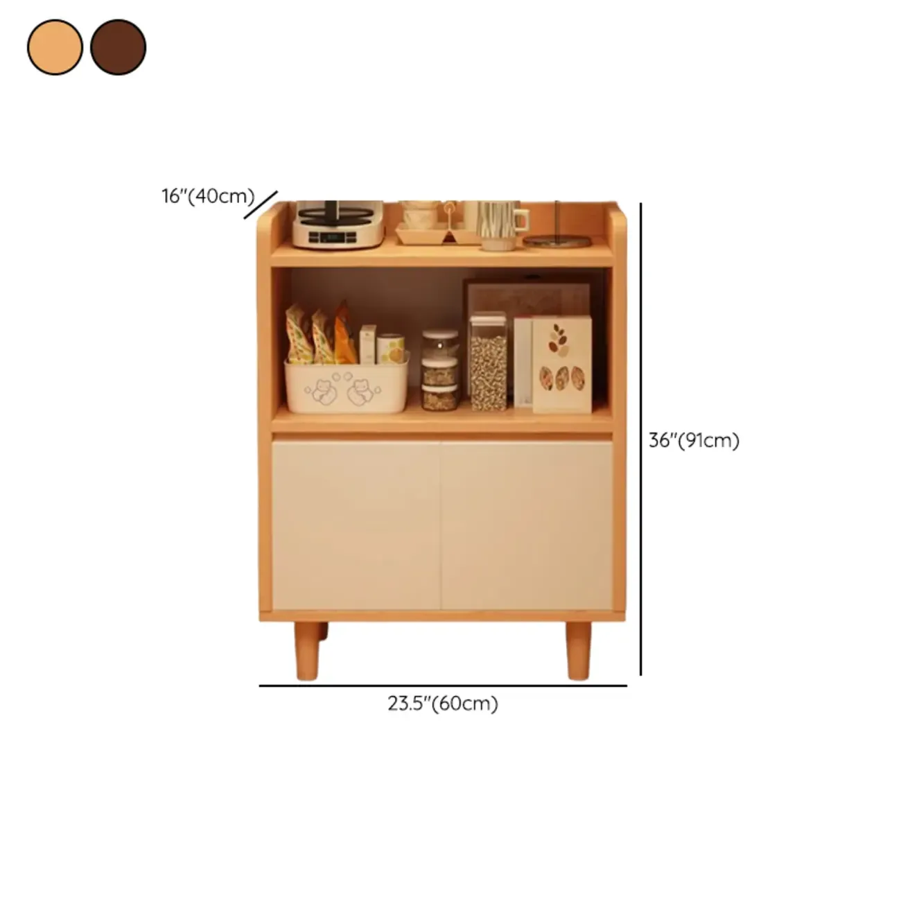 Modern Narrow Wood Sideboard for Stylish Storage #size