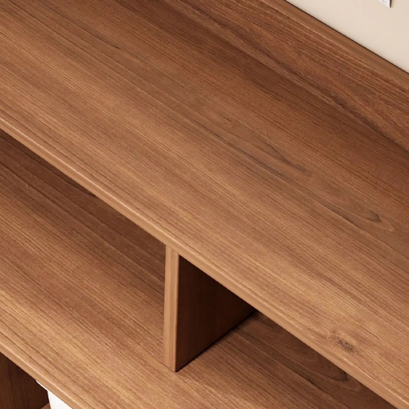 Modern Wood Sideboard with Sliding Doors & Drawers Image - 9 | homeyfad