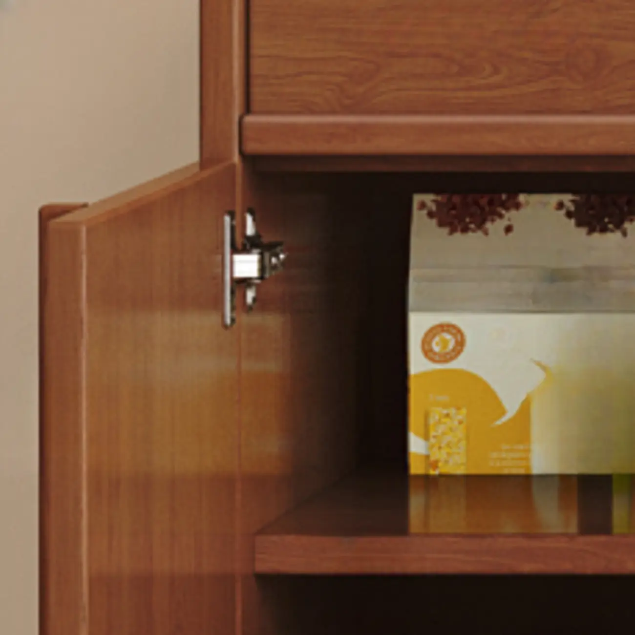 Vintage Minimalist Freestanding Wood Storage Combo Dresser Image - 5 | homeyfad