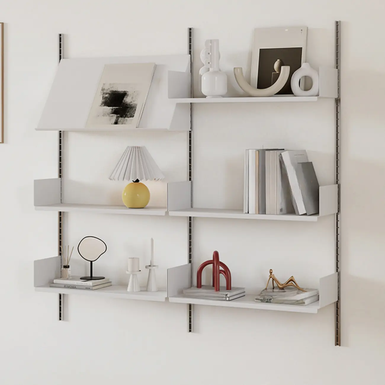 Functional Modern Wood Wall Unit Bookcase Image - 1 | homeyfad