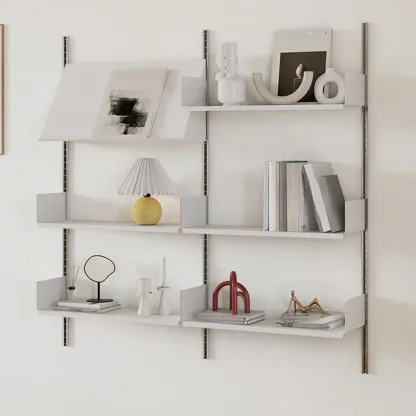 Functional Modern Wood Wall Unit Bookcase Image - 1