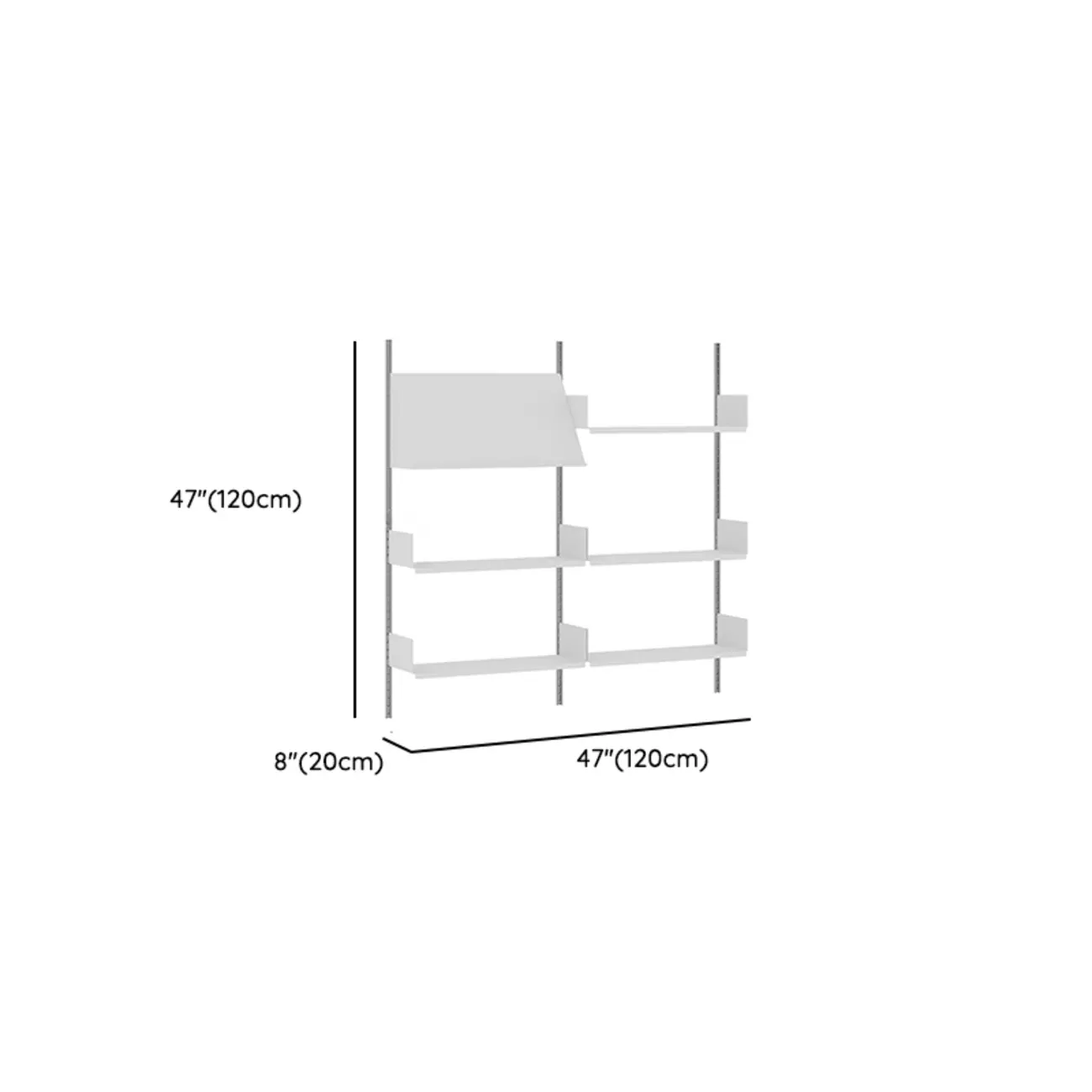 Functional Modern Wood Wall Unit Bookcase Image - 10 | homeyfad
