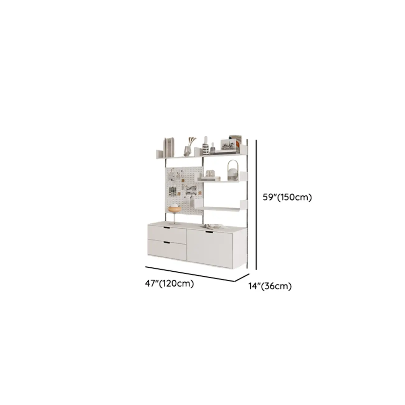 Functional Modern Wood Wall Unit Bookcase Image - 11 | homeyfad