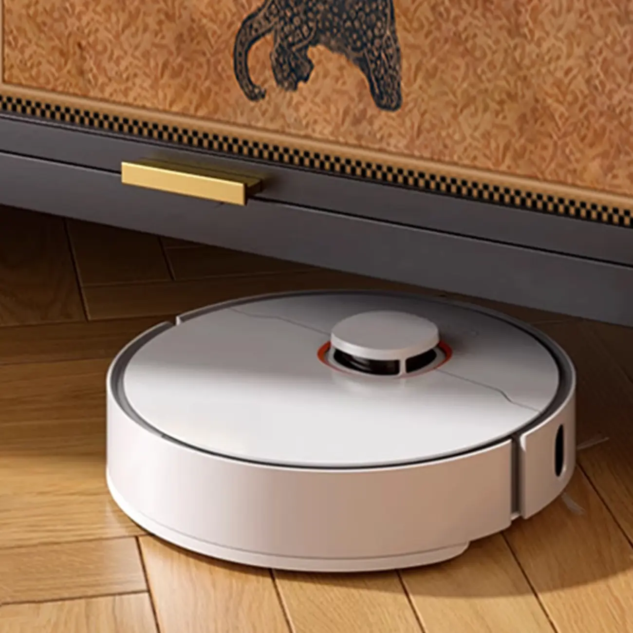 Mid-Century Modern Closed Back Bookcase Artistic Storage Image - 4 | homeyfad