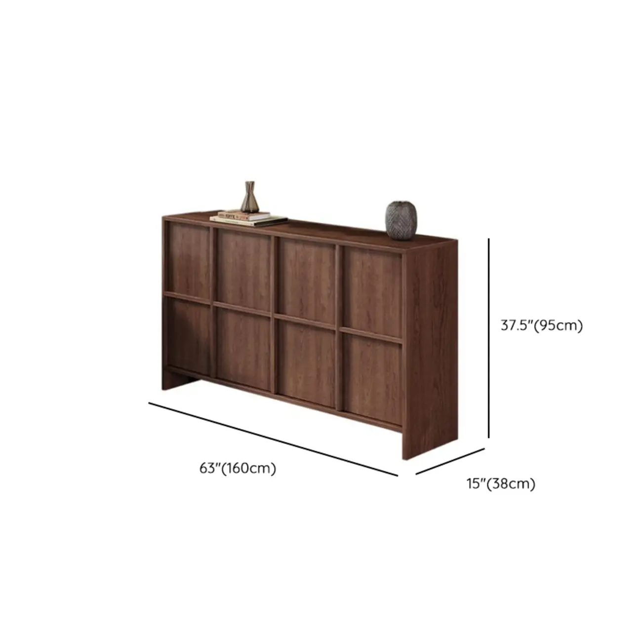 Mid-Century Modern Solid Wood Shoe Storage with 4 Tiers Image - 18 | homeyfad