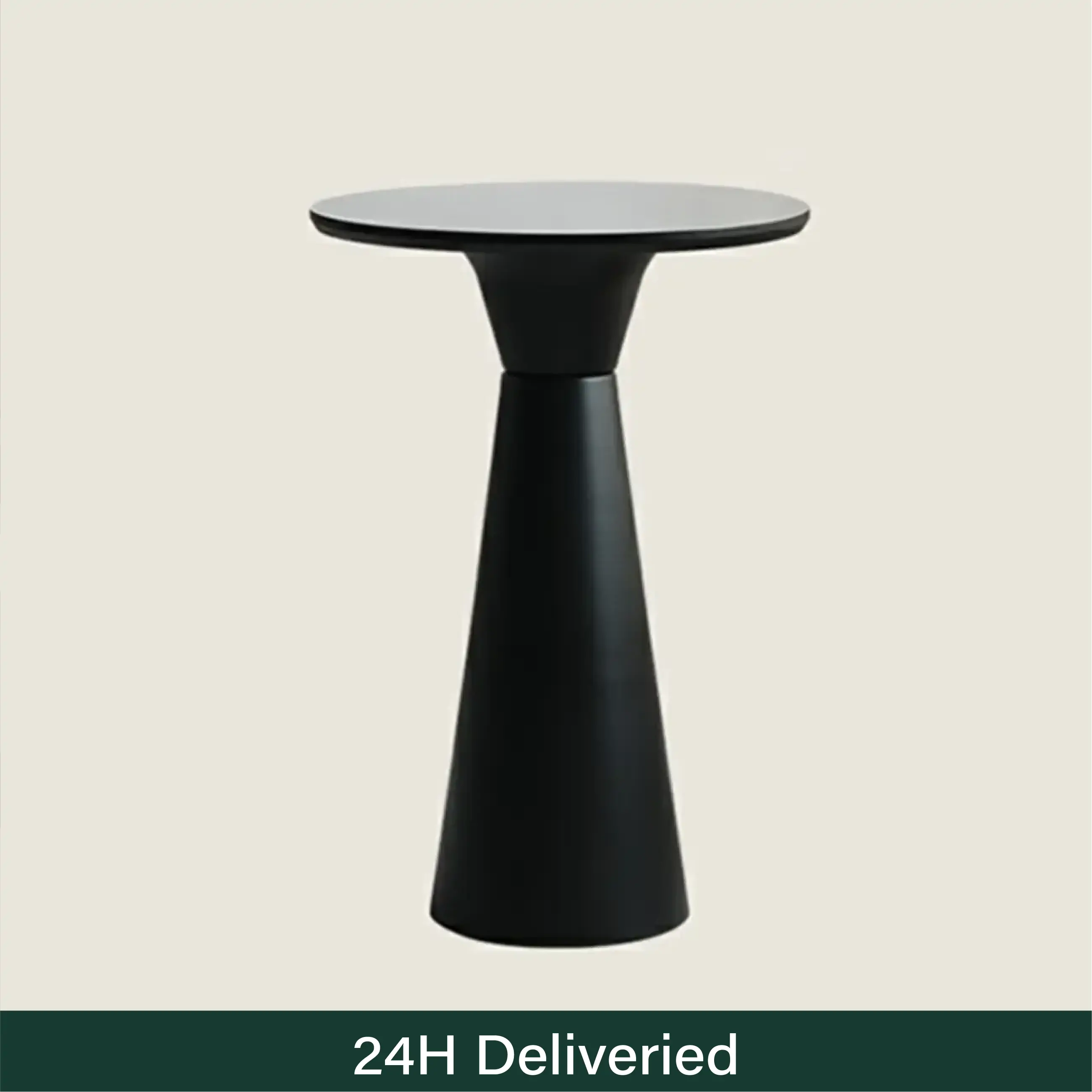 Elegant Pedestal Round White Marble Bar Table | homeyfad