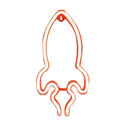 Contemporary Rocket-Shape Plastic LED Night Light Image - 4