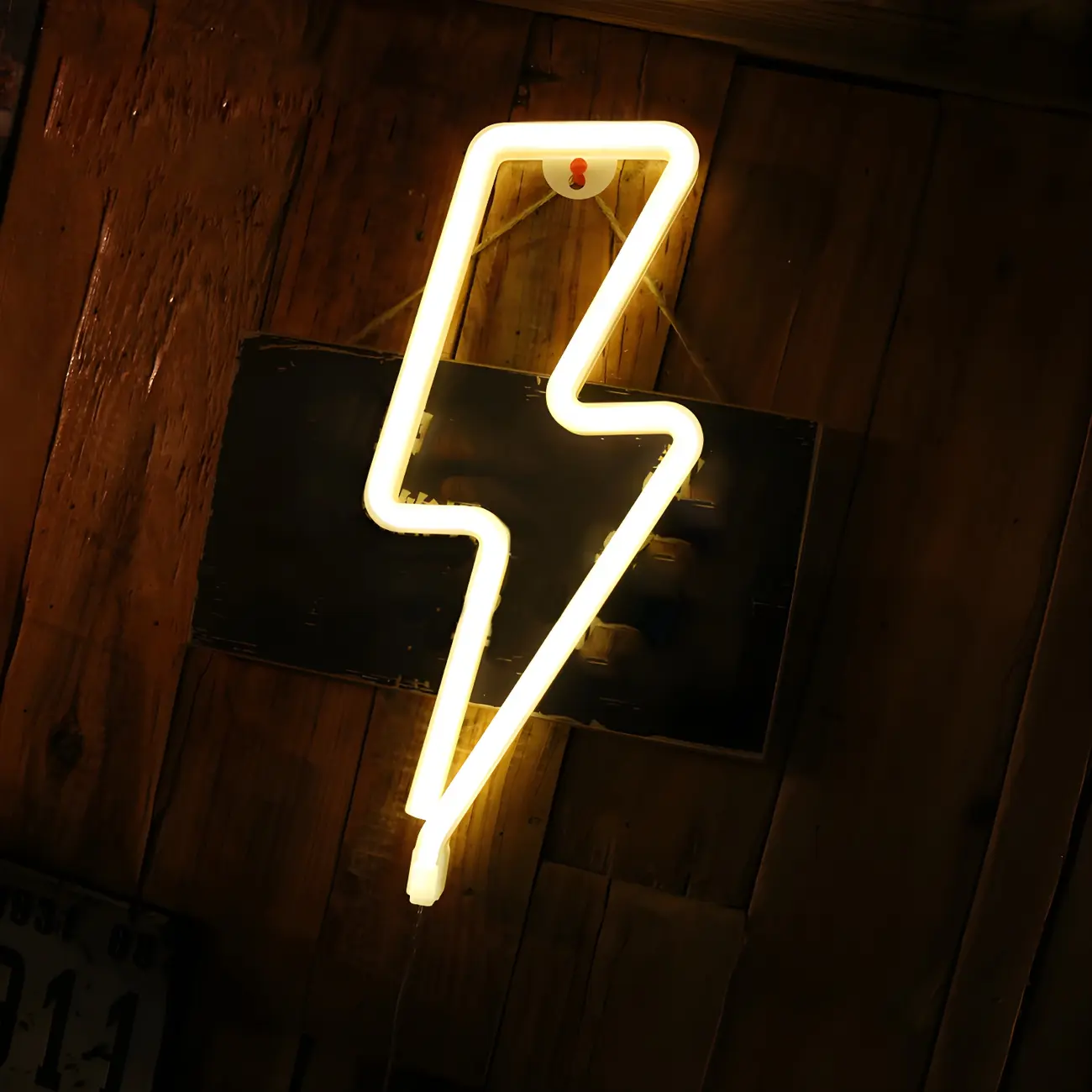 Modern Lightning Plastic Wired Vibrant Night Light Image - 2 | homeyfad